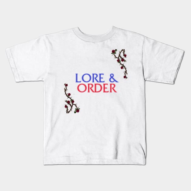 Lore & Order Kids T-Shirt by Ether and Ichor